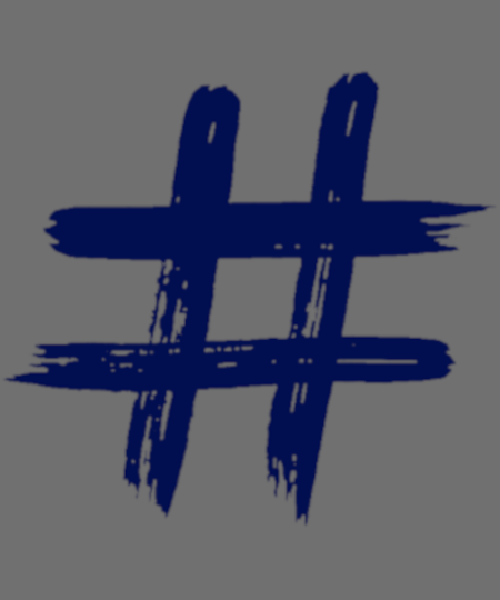Darkened Hashtag Image Darkened Hashtag Image